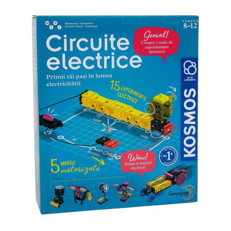 Jucarii si jocuri educative STEM - Set educativ STEM - Circuite electrice de baza