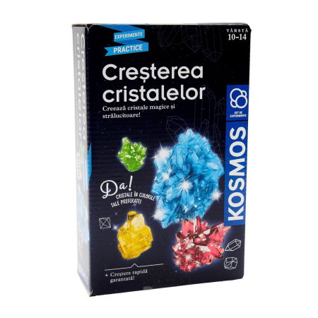 Jucarii si jocuri educative STEM - Set educativ STEM - Cresterea cristalelor (RO)