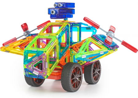 Set constructie magnetic 102 piese - Magspace [6]