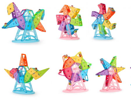 Set constructie magnetic 110 piese - Magspace [3]