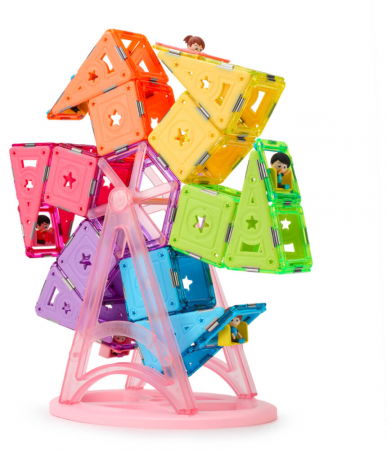 Set constructie magnetic 110 piese - Magspace [1]