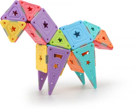 Set constructie magnetic 129 piese - Magspace [4]