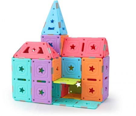 Set constructie magnetic 129 piese - Magspace [5]