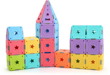 Set constructie magnetic 129 piese - Magspace [3]