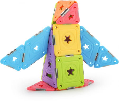 Set constructie magnetic 46 piese - Magspace [1]