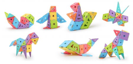 Set constructie magnetic 46 piese - Magspace [8]