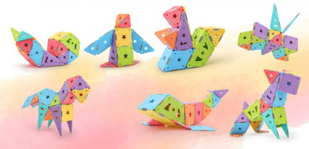 Set constructie magnetic 46 piese - Magspace [9]