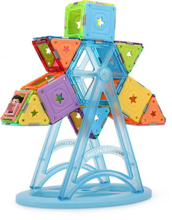 Set constructie magnetic 57 piese - Magspace [8]