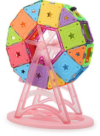 Set constructie magnetic 57 piese - Magspace [5]