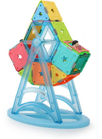 Set constructie magnetic 57 piese - Magspace [7]