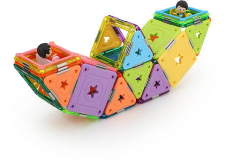 Set constructie magnetic 57 piese - Magspace [2]