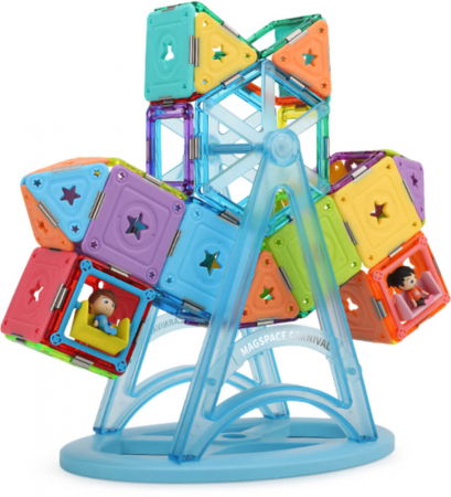 Set constructie magnetic 57 piese - Magspace [3]