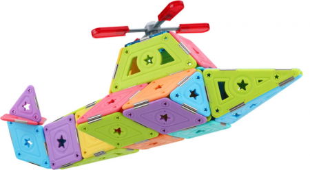 Set constructie magnetic 74 piese - Magspace [5]