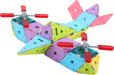 Set constructie magnetic 74 piese - Magspace [1]