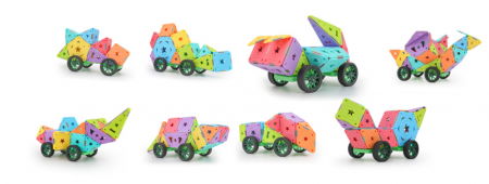 Set constructie magnetic 75 piese - Magspace [9]