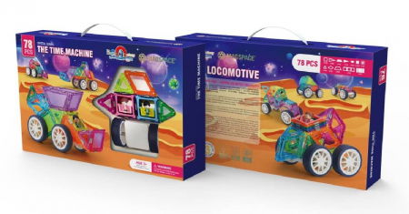 Set magnetic 78 pcs Magspace - The Time Machine [1]
