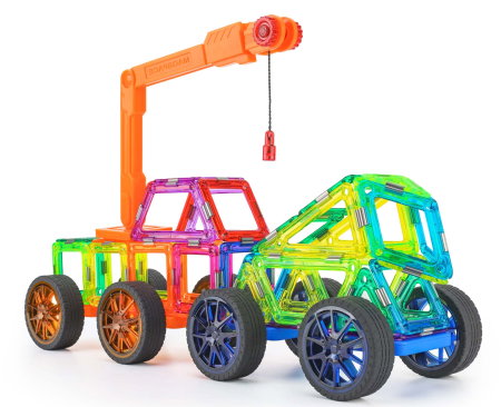 Set constructie magnetic 96 piese - Magspace [6]