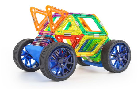 Set constructie magnetic 96 piese - Magspace [1]