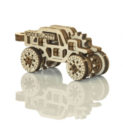 Set puzzle mecanic 3D - Masini curse (3 buc) [3]