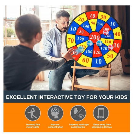 Tabla de Darts Pliabila cu 6 mingi [4]