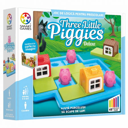 Three Little Piggies - Deluxe Edition (RO) Toate jocurile de societate - Three Little Piggies - Deluxe Edition (RO)
