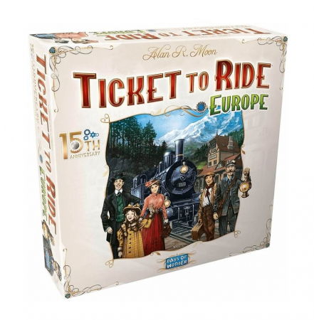 Jocuri de societate de strategie - Ticket to Ride Europa (EN) – Editie Aniversara 15 ani