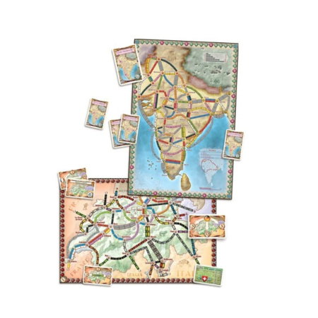 Ticket to Ride Map Collection 2: India & Swiss (EN) [3]