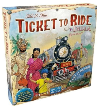 Extensii Jocuri - Ticket to Ride Map Collection 2: India & Swiss (EN)
