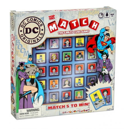 Jocuri de societate pentru copii - Top Trumps Match DC Comics - Joc de Societate