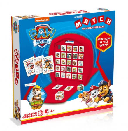 Jocuri de societate pentru copii - Top Trumps Match Paw Patrol - Joc de Societate