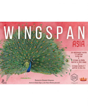 Jocuri de societate de strategie - Wingspan - Extensia Asia (RO)