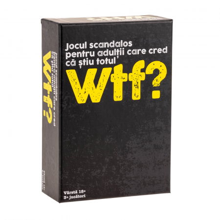 Jocuri de petrecere - WTF? - Joc de Societate pentru Adulti