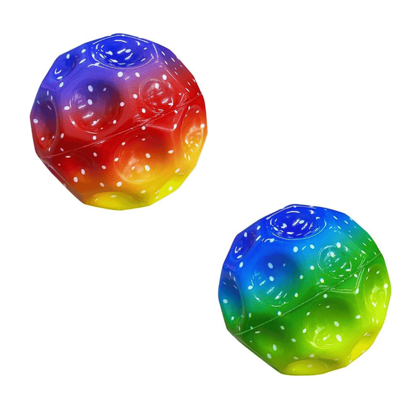 Minge saritoare multicolora Rainbow
