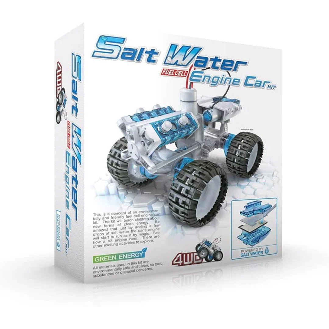 Resigilat - Kit robotica - Masina 4 x 4 cu motor pe apa sarata