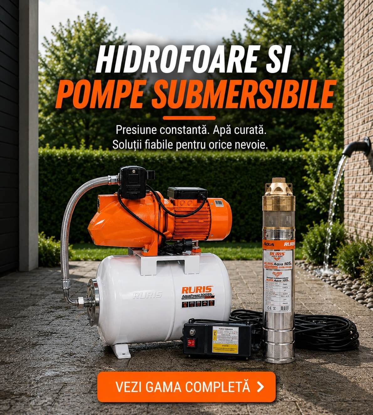Pompe si hidrofoare Ruris