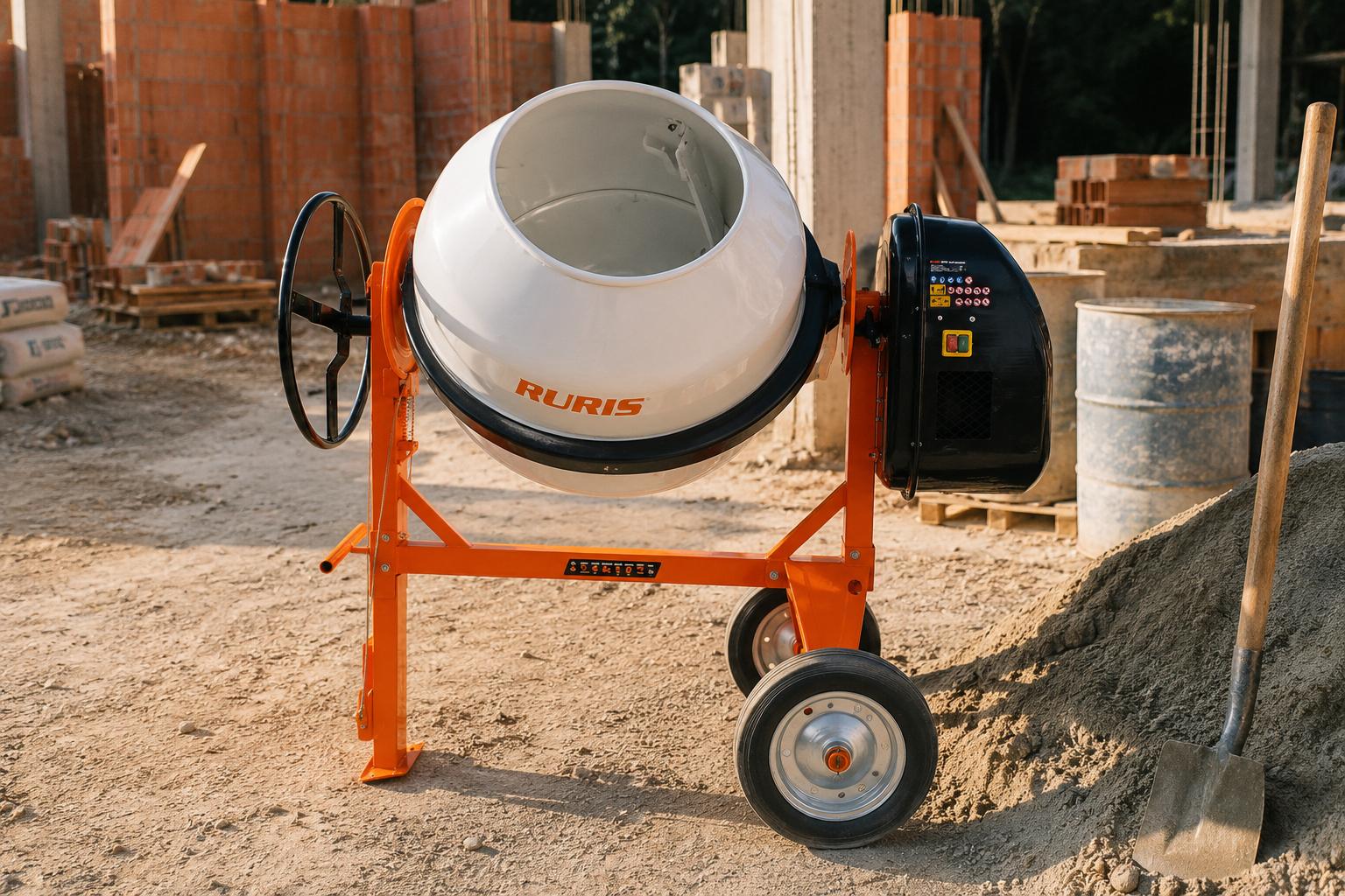 Betoniera RURIS BETALUX 3000X, 300 L si 1800 W: review si ghid complet