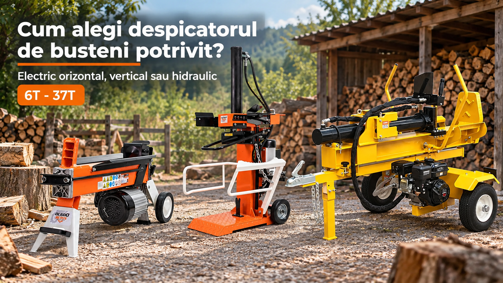 Ghid alegere despicător de bușteni