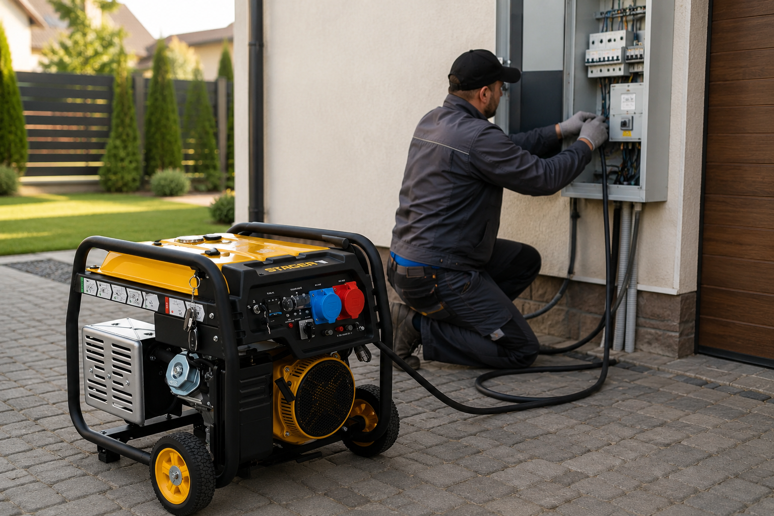 Este necesar un electrician autorizat pentru conectarea unui generator de curent la rețea?
