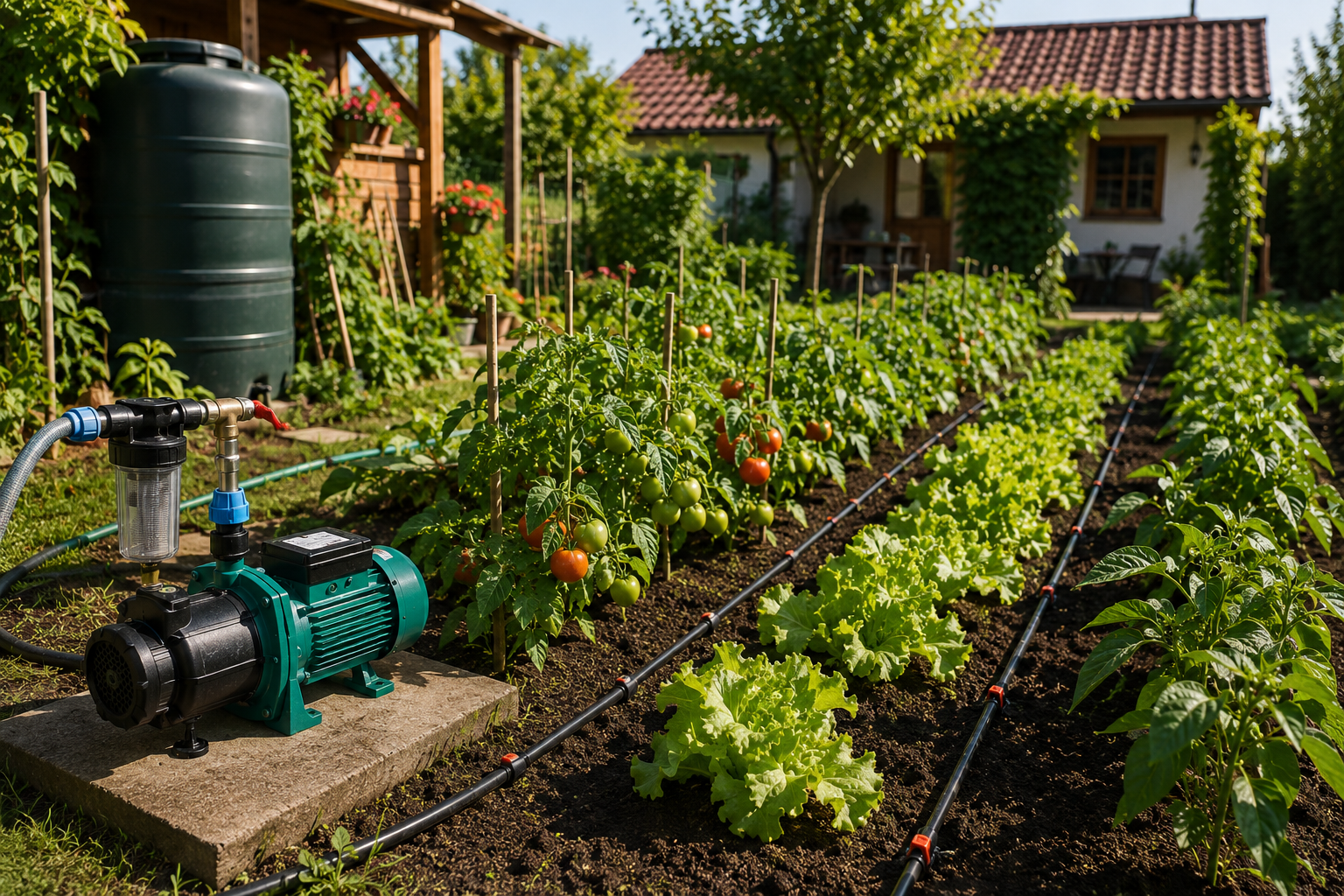 Cum instalezi un sistem de irigare eficient pentru gradina de legume