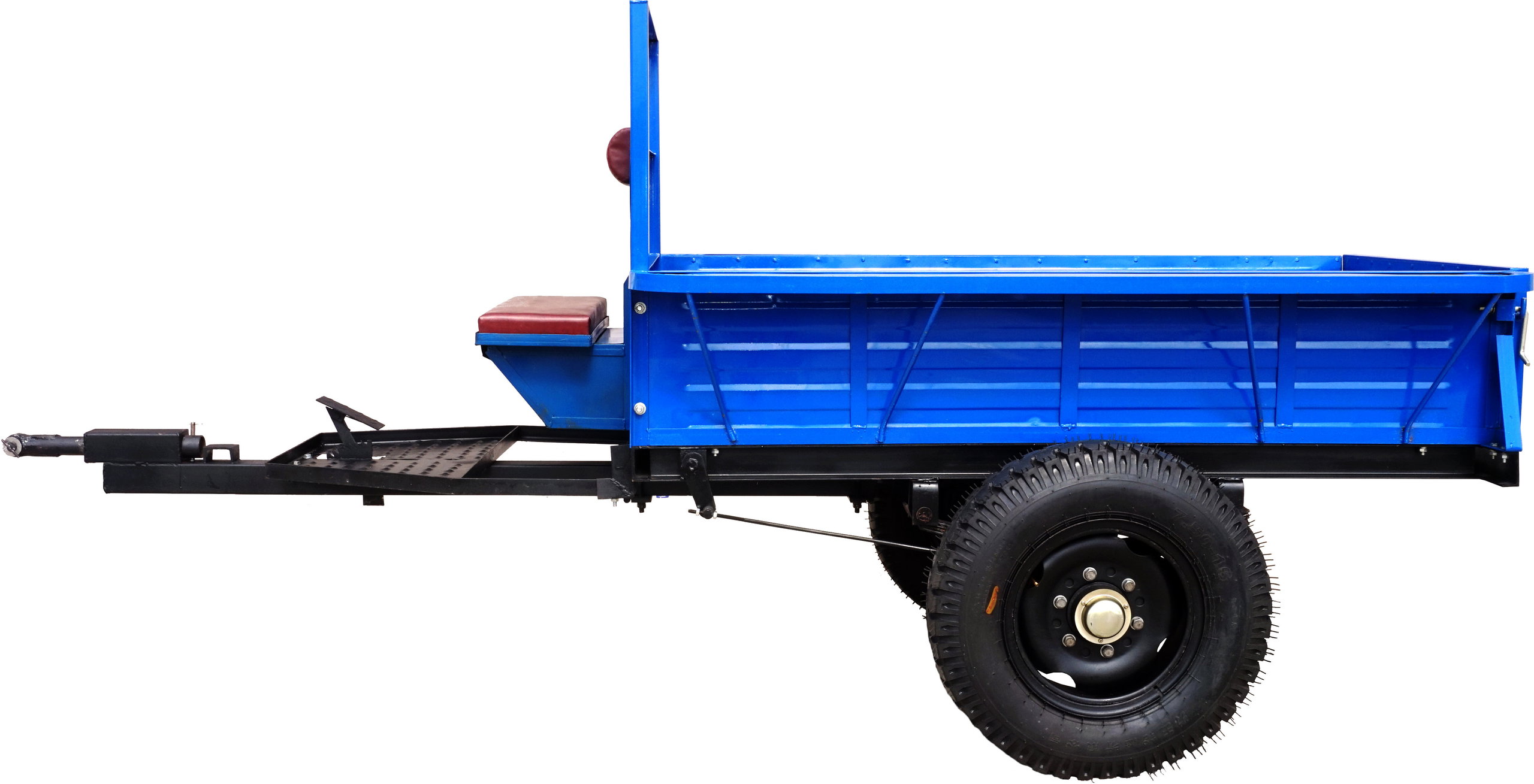 Accesorii utilaje agricole - Remorca simpla pentru motocultor, 1T, 200cm