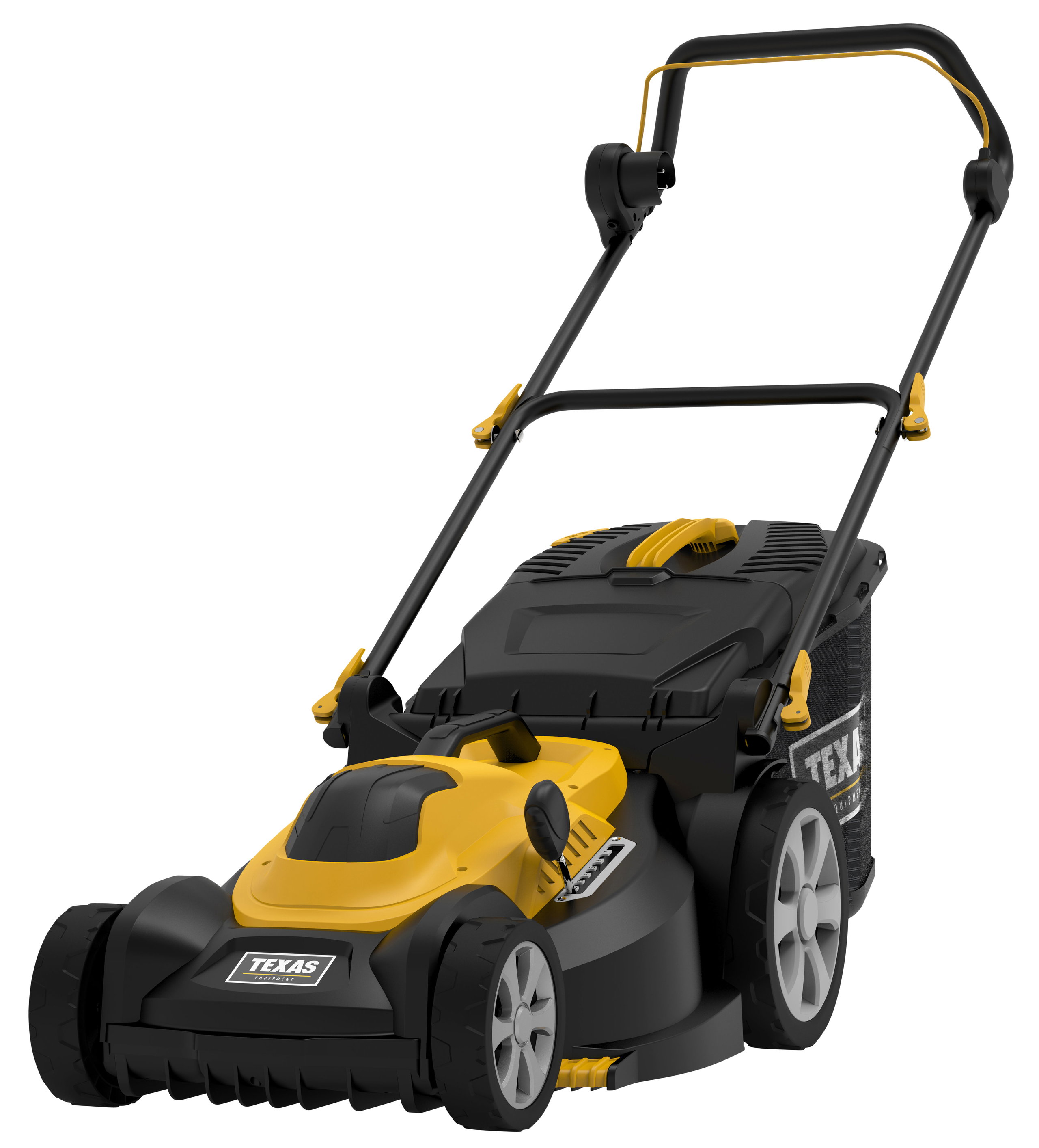 Curte, gradina, microferme - Texas SMART 3700, masina electrica gazon, 3 in 1, 1600W, latime lucru 370mm, reglaj central 7 pozitii, sac 45L, mulcire