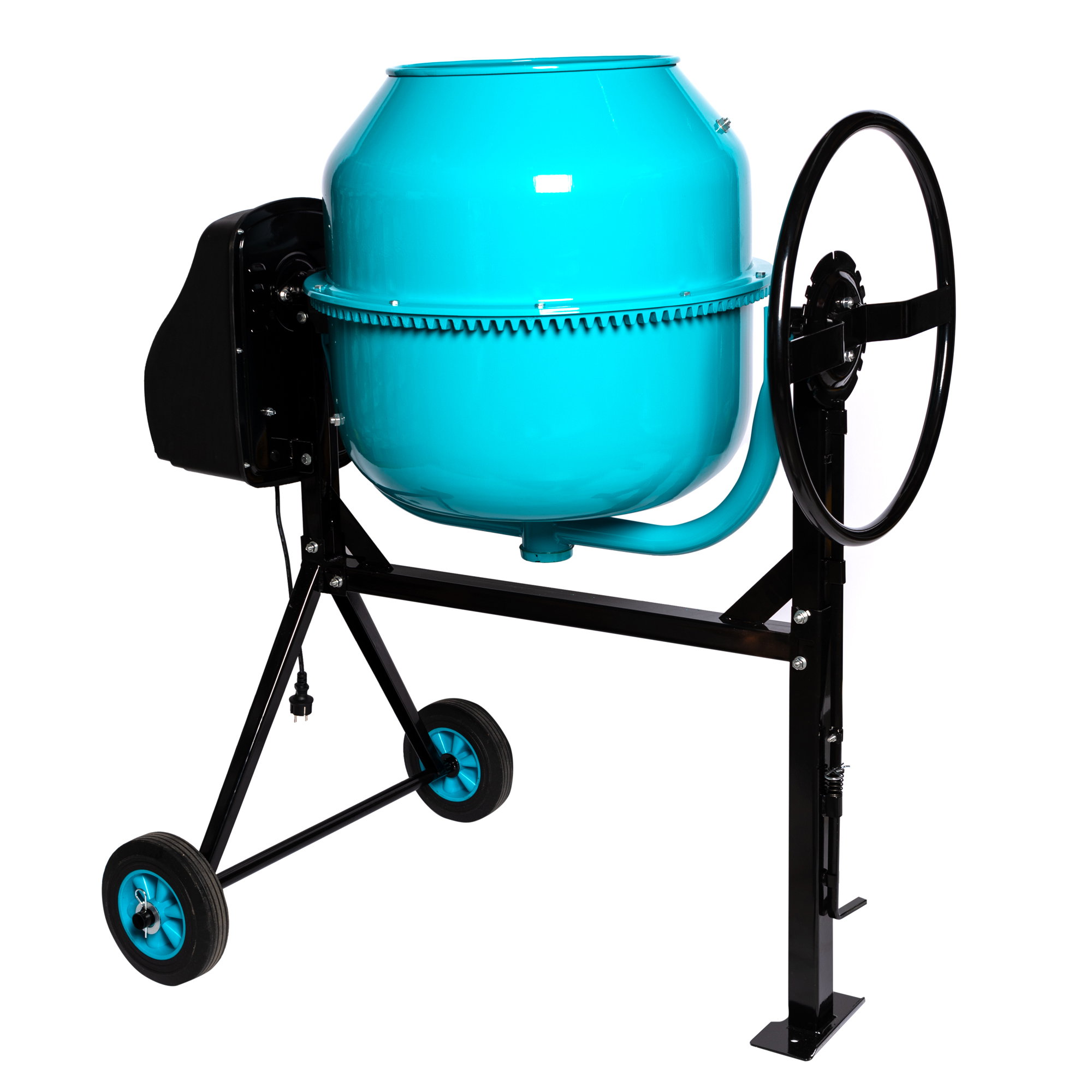 Betoniera Detoolz 180L, 1000W, cu roti si coroana de fonta [8]