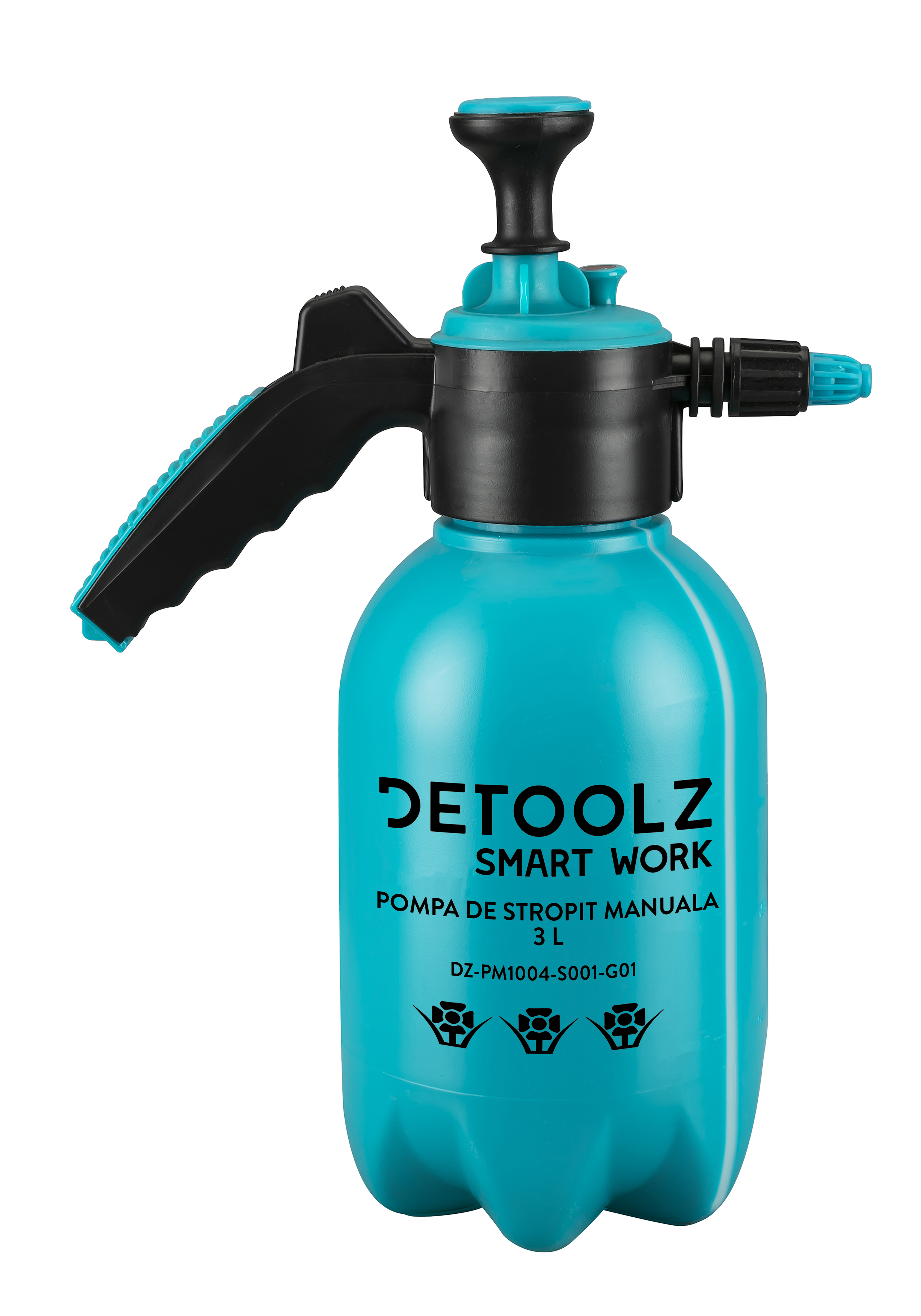 Atomizoare si pulverizatoare - Pompa de stropit manuala, Detoolz 3L