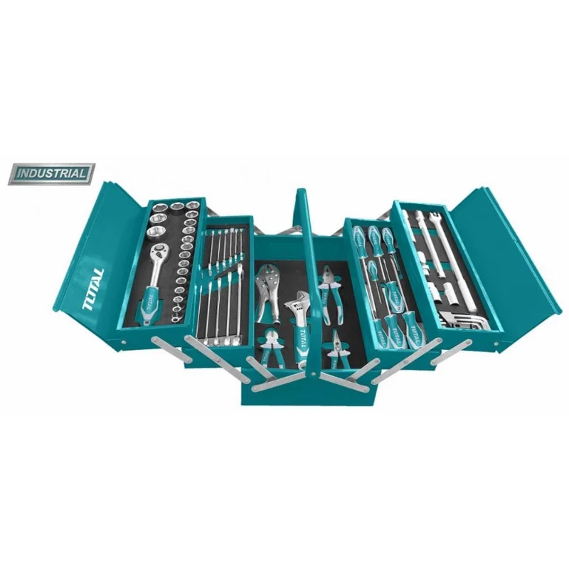 Trusa de scule in cutie metalica 59 piese (INDUSTRIAL) [1]