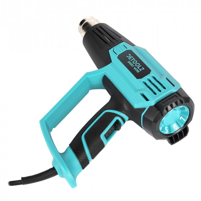 Pistol aer cald profesional Detoolz DZ-SE146, 2000 W 3 trepte 600ᵒC [2]