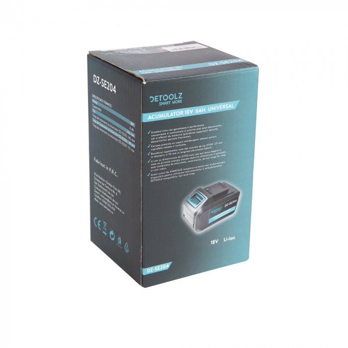 Acumulator Detoolz DZ-SE204 18V/6AH Universal [7]
