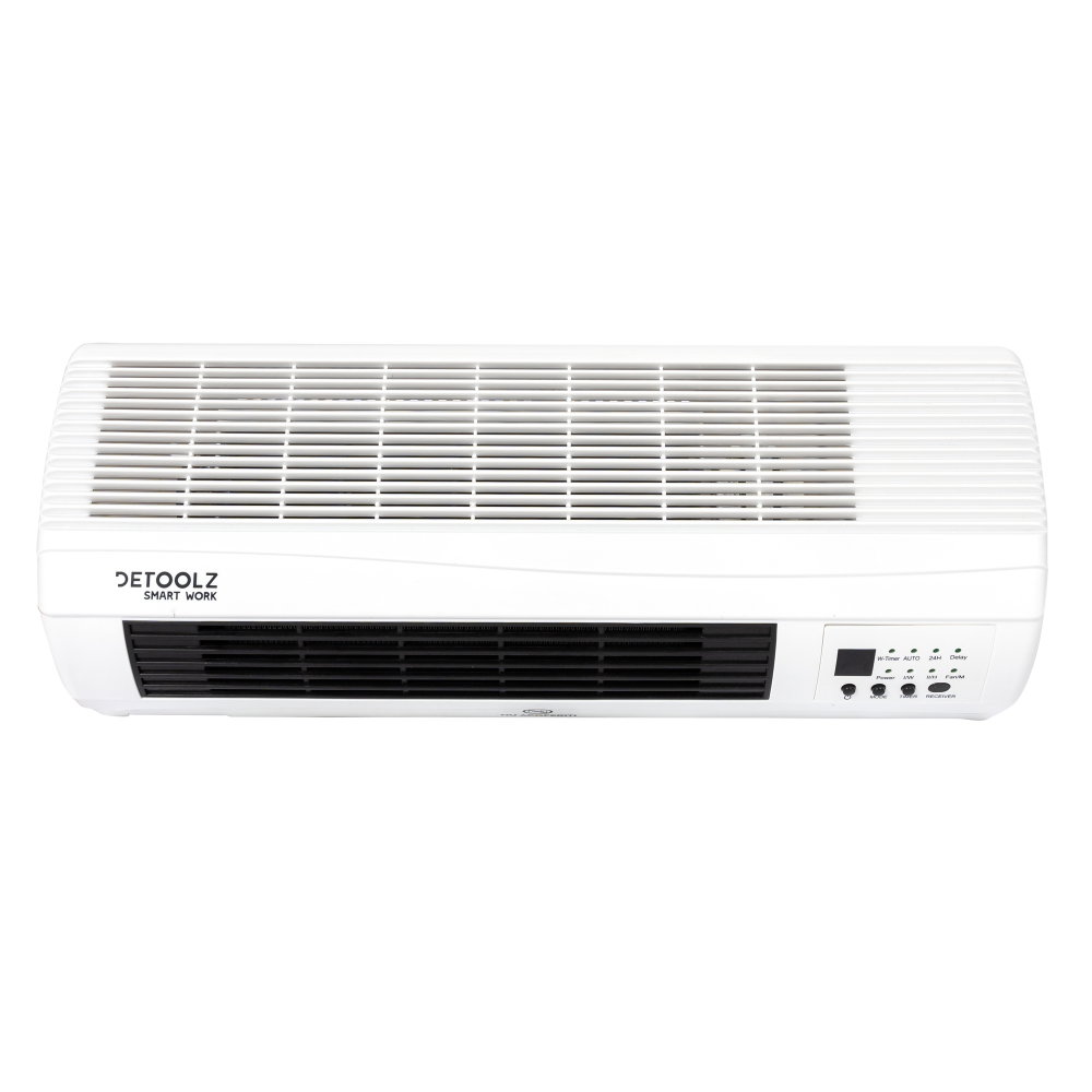 Aeroterma de perete Detoolz, 2KW, 2 trepte de putere, cu afisaj LED si termostat [1]