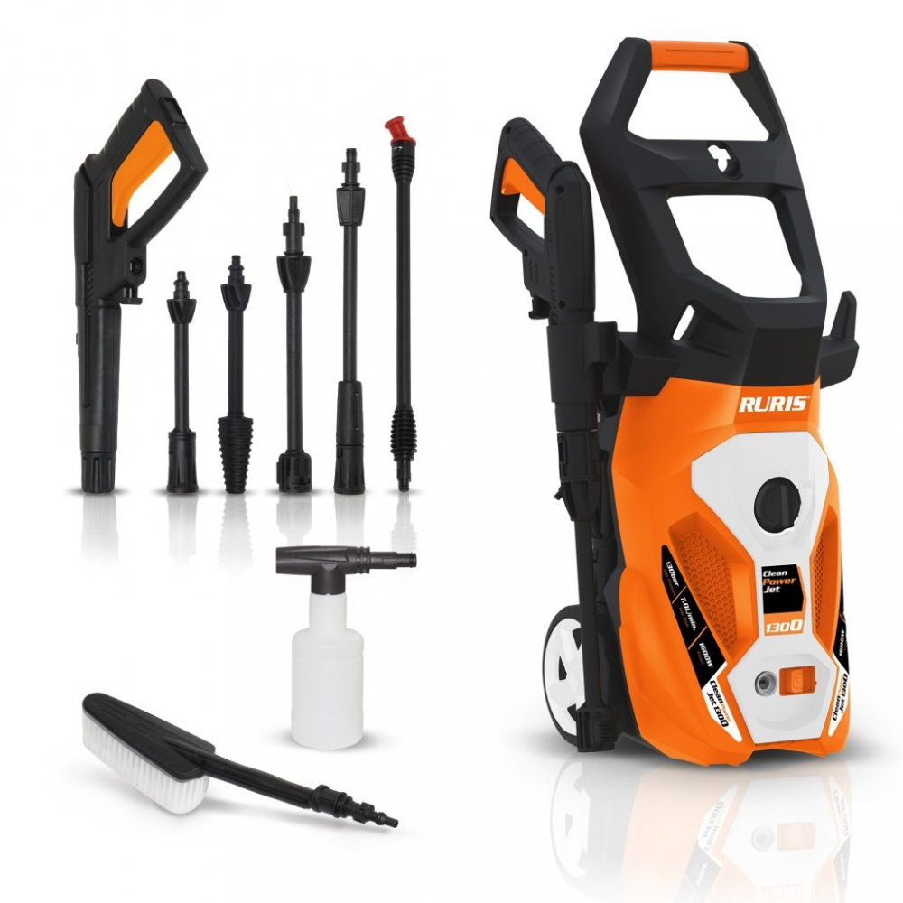 Aparat spalat cu presiune RURIS CleanPowerJet 1300, 1600W, 130 Bar, debit 7 l/min [1]