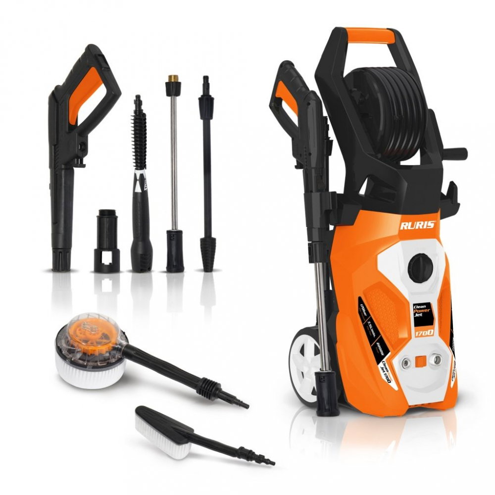 Aparat spalat cu presiune RURIS CleanPowerJet 1700, 2200W, 170 Bar, debit 7,5 l/min [1]