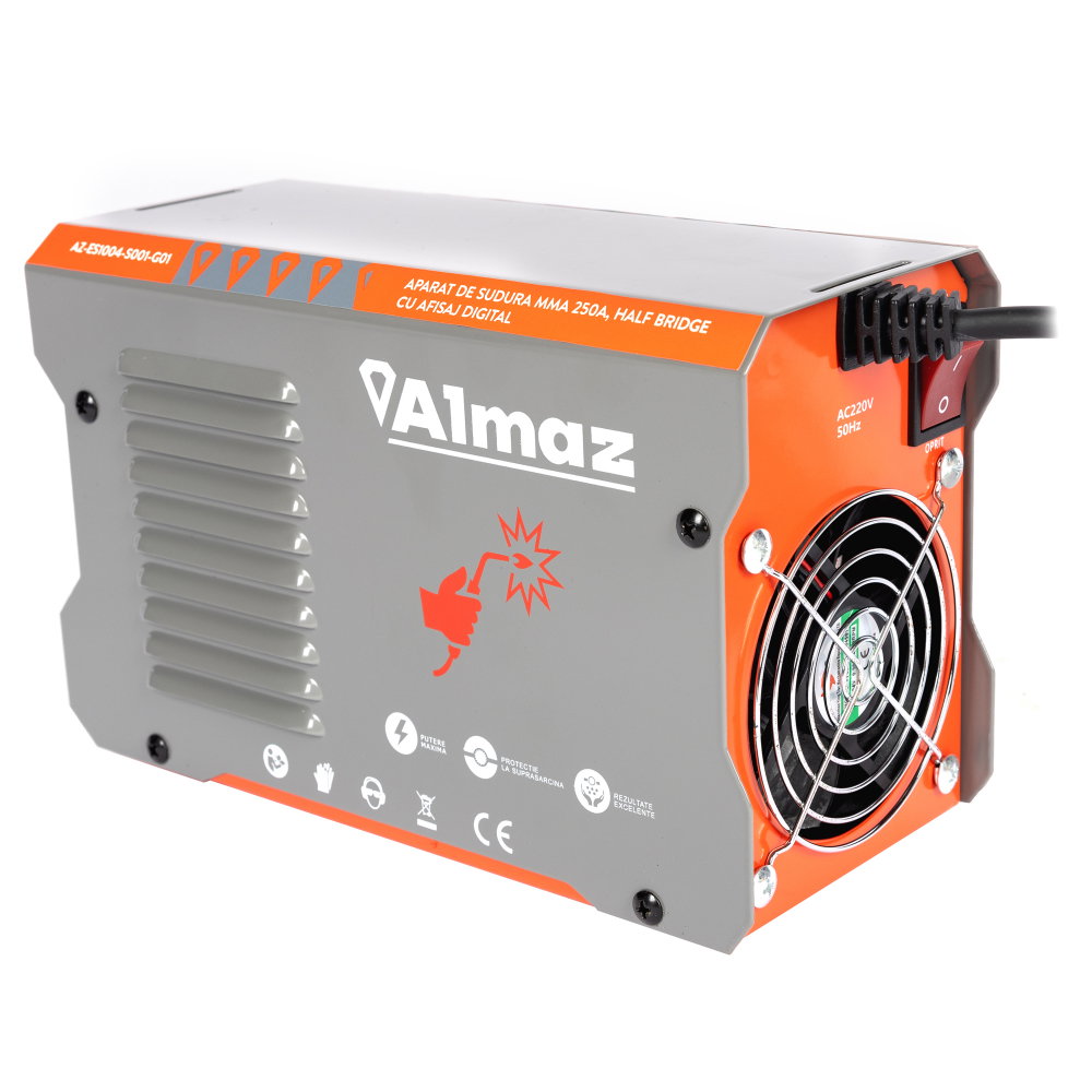 Aparat sudura Almaz, MMA 250A, cu afisaj digital [2]